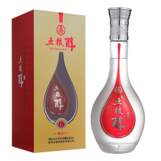 WU LIANG CHUN 五粮醇 臻选 6 50%vol 浓香型白酒 500ml*6瓶 整箱装