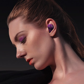 DOSS 德士 T60 触控版 入耳式真无线动圈降噪蓝牙耳机 紫罗兰
