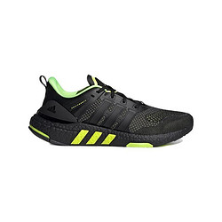 adidas 阿迪达斯 Equipment+ 男子跑鞋 H02756 黑色/荧光黄 41