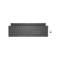 HP 惠普 K1000 108键 双模薄膜键盘 黑色 无光