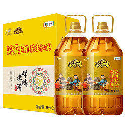 福临门 家香味 沂蒙土榨 花生仁油 3L*2