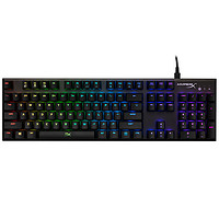 HYPERX Alloy FPS RGB 104键 有线机械键盘 黑色 凯华银轴 RGB