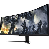 acer 宏碁 EI491CR P 49英寸 VA 曲面FreeSync 显示器（3840×1080、144Hz、90%DCI-P3、HDR400）