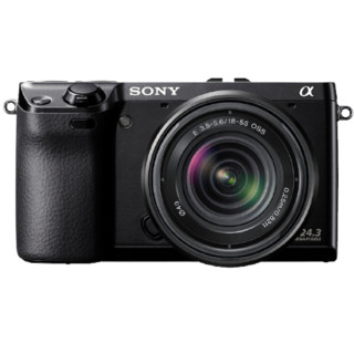 SONY 索尼 NEX-7K APS-C画幅 微单相机 黑色 E 18-55mm F3.5 OSS 变焦镜头 单头套机