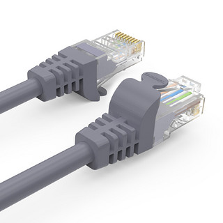 CHOSEAL 秋叶原 QS5401AT10 超五类CAT5e 百兆网线 10米 灰色