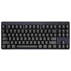 iKBC S200 87键 2.4G无线机械键盘 黑色 Cherry红轴 无光