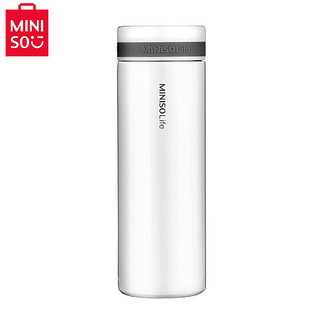 MINISO 名创优品 保温杯 经典炫酷白  300ml