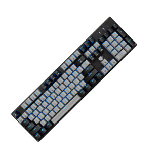 Hyeku 黑峡谷 GK706 104键 有线机械键盘 灰黑色 龙华MX茶轴 单光