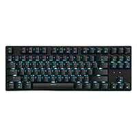 Hyeku 黑峡谷 幽灵武装 GK707 87键 有线机械键盘 黑色 凯华BOX茶轴 蓝光