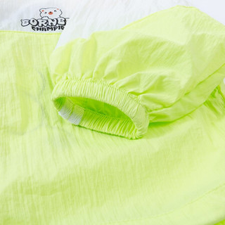 Bornbay 贝贝怡 2021夏装新款男女童宝宝防紫外线轻薄透气防晒皮肤衣服外套浅绿3岁/身高100cm
