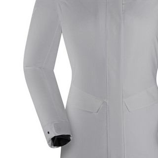 Kailas凯乐石户外运动 女款时尚防泼水羽绒外套（加长）KG360018 白色 M