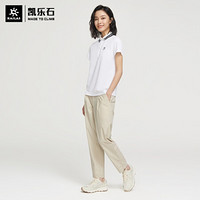 Kailas 凯乐石 户外运动 女款翻领短袖POLO KG2117609 白色 S