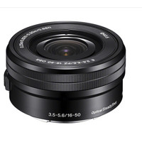 SONY 索尼 SELP1650 E PZ 16-50mm F3.5 OSS 标准变焦镜头 索尼卡口 40.5mm 黑色