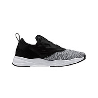 Reebok 锐步 Furylite Slip-on Lux 女子休闲运动鞋 V69630 黑色/白色 38.5