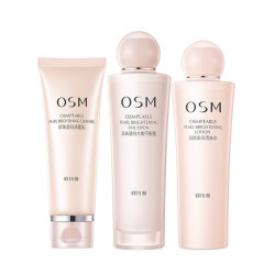 OSM 欧诗漫 珍珠营养嫩白礼盒  洁面100g+水135ml+平衡露100ml