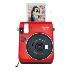 FUJIFILM 富士 instax立拍立得 一次成像相机 mini70 烈焰红