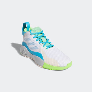 adidas 阿迪达斯 D Rose 773 2020 男子篮球鞋 FY0885 白蓝绿 43