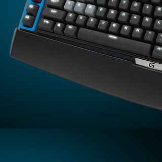 logitech 罗技 G710+ Blue 122键 有线机械键盘 黑色 Cherry青轴 单光