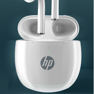 HP 惠普 半入耳式真无线动圈降噪蓝牙耳机 皓月白