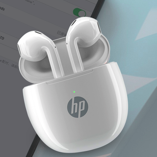 HP 惠普 半入耳式真无线动圈降噪蓝牙耳机 皓月白
