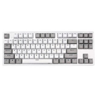 NIZ 宁芝 PLUM 87键 有线静电容键盘 35g 白灰 无光
