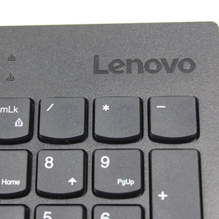 Lenovo 联想 SK8823 104键 有线薄膜键盘 黑色 无光