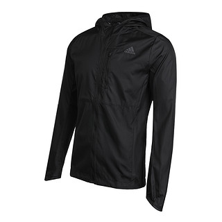 adidas 阿迪达斯 Own The Run Jkt 男子运动夹克 FL6964 黑色 M