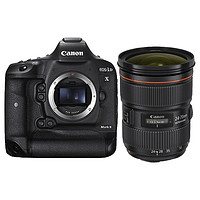 Canon 佳能 EOS-1D X Mark II 全画幅 数码单反相机 黑色 24-70mm F4.0 II USM 变焦镜头 单镜头套机