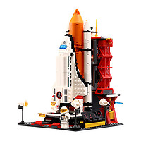 GUDI 古迪 小颗粒积木益智航天飞机火箭模型拼装 飞船