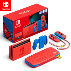 Nintendo 任天堂 Switch 国行主机 马力欧限定版套装组合 NS体感家用便携掌机 游戏机
