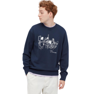 商品uniqlo优衣库jasonpolan男女款圆领卫衣437282