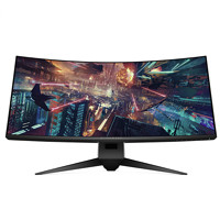 ALIENWARE 外星人 AW3418DW 34.1英寸 IPS 曲面 G-sync 显示器 (3440×1440、120Hz 、99%sRGB)