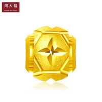 周大福（CHOW TAI FOOK）十字 足金黄金转运珠/吊坠 F221227 118 约0.6g