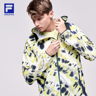 FILA ATHLETICS斐乐男士运动外套2021夏季新款扎染轻薄皮肤衣 匹印-WP 170/92A/M