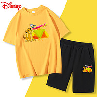 Disney 迪士尼 男童纯棉短袖套装