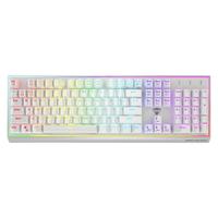 MACHENIKE 机械师 耀 K1-B2S 104键 有线机械键盘 极地白 Men黑轴 RGB