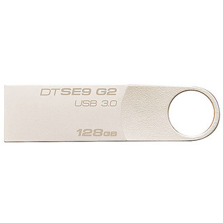 Kingston 金士顿 DataTraveler系列 DTSE9 G2 USB 3.0 U盘 银色 128GB USB-A