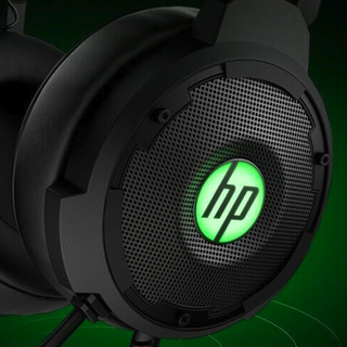 HP 惠普 Pavilion 600 耳罩式头戴式动圈有线耳机 黑色 USB口