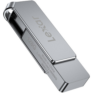 Lexar 雷克沙 M36系列 LJDM036128G-BNSNC USB 3.0 U盘 银色 128GB USB-A