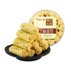 MACAU WINGFAI 澳门永辉 芝麻肉松鸡蛋卷260g+ 全棉时代纯棉柔巾20抽*1包