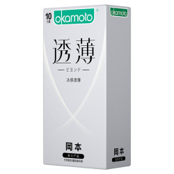 冈本透薄避孕套超薄薄荷味凉感装