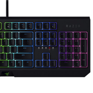 RAZER 雷蛇 黑寡妇蜘蛛 104键 有线机械键盘 黑色 雷蛇绿轴 RGB