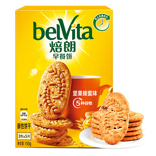 belVita 焙朗 早餐饼 坚果蜂蜜味 150g