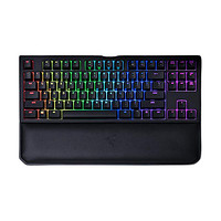 RAZER 雷蛇 黑寡妇蜘蛛 竞技幻彩版 V2 87键 有线机械键盘 黑色 雷蛇绿轴 RGB