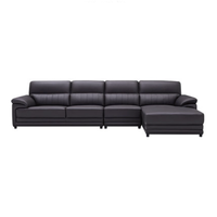 CHEERS 芝华仕 1290 头层牛皮四人沙发 右角位 咖啡色