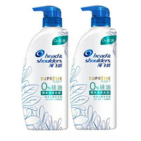 Head & Shoulders 海飞丝 0%硅油微米净透水润致美去屑洗发露 450ml*2