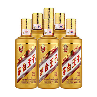 MOUTAI 茅台 金王子酒 53%vol 酱香型白酒 500ml*6瓶 整箱装