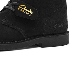 Clarks 其乐 男士中筒工装靴 261554957 黑色 42