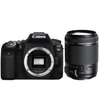 Canon 佳能 EOS 90D APS-C画幅 数码单反相机 黑色 18-200mm F3.5 Di II VC 长焦变焦镜头 单镜头套机