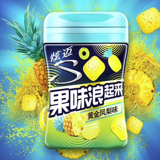 Stride 炫迈 果味浪起来 木糖醇口香糖 凤梨味 37.8g
